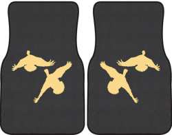Jukin' Five Ducks Silhouette Car Mats