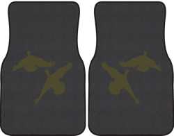 Jukin' Five Ducks Silhouette Car Mats