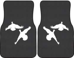 Jukin' Five Ducks Silhouette Car Mats