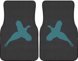 Flushed Pheasant Silhouette Car Mats