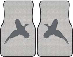 Flushed Pheasant Silhouette Car Mats