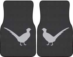 Rooster Cogburn Pheasant Silhouette Car Mats