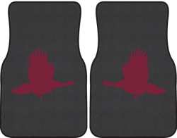 Turkey in Flight Silhouette Car Mats