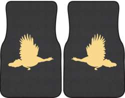 Turkey in Flight Silhouette Car Mats