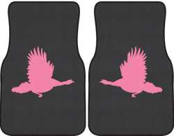 Turkey in Flight Silhouette Car Mats