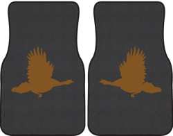 Turkey in Flight Silhouette Car Mats