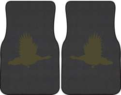 Turkey in Flight Silhouette Car Mats