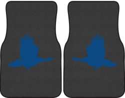 Turkey in Flight Silhouette Car Mats