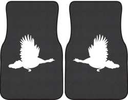 Turkey in Flight Silhouette Car Mats