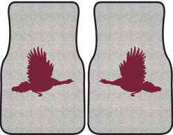 Turkey in Flight Silhouette Car Mats