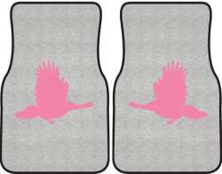 Turkey in Flight Silhouette Car Mats