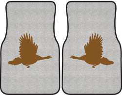 Turkey in Flight Silhouette Car Mats