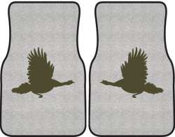 Turkey in Flight Silhouette Car Mats