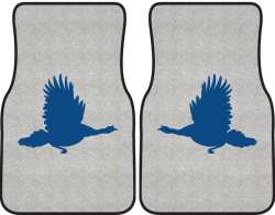 Turkey in Flight Silhouette Car Mats