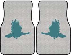 Turkey in Flight Silhouette Car Mats