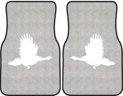 Turkey in Flight Silhouette Car Mats