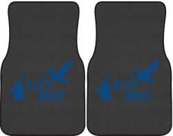 Fly? Bye! Goose Silhouette Car Mats