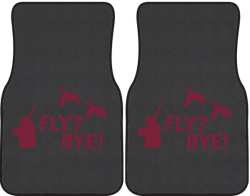 Fly? Bye! Duck Silhouette Car Mats