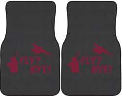 Fly? Bye! Pheasant Silhouette Car Mats