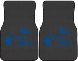 Fly? Bye! Pheasant Silhouette Car Mats