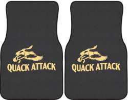 Quack Attack Duck 1 Silhouette Car Mats