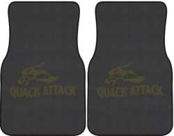 Quack Attack Duck 1 Silhouette Car Mats