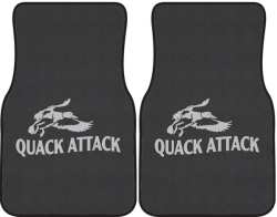 Quack Attack Duck 1 Silhouette Car Mats