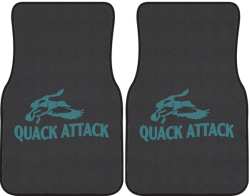 Quack Attack Duck 1 Silhouette Car Mats