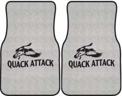 Quack Attack Duck 1 Silhouette Car Mats