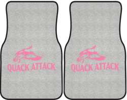 Quack Attack Duck 1 Silhouette Car Mats
