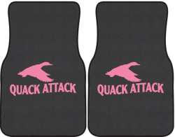 Quack Attack Duck 2 Silhouette Car Mats