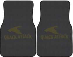 Quack Attack Duck 2 Silhouette Car Mats
