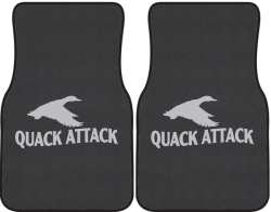 Quack Attack Duck 2 Silhouette Car Mats