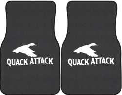Quack Attack Duck 2 Silhouette Car Mats