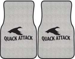 Quack Attack Duck 2 Silhouette Car Mats