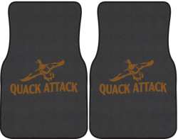 Quack Attack Duck 4 Silhouette Car Mats