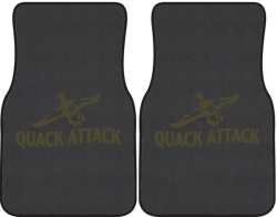 Quack Attack Duck 4 Silhouette Car Mats