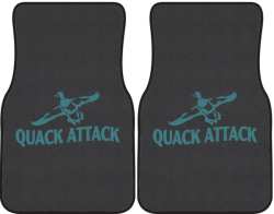 Quack Attack Duck 4 Silhouette Car Mats
