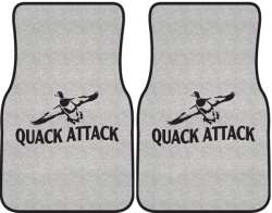 Quack Attack Duck 4 Silhouette Car Mats