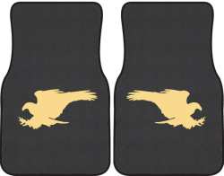 Terrible Talons Eagle Silhouette Car Mats