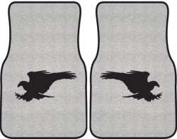 Terrible Talons Eagle Silhouette Car Mats