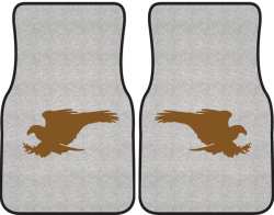 Terrible Talons Eagle Silhouette Car Mats