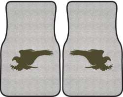 Terrible Talons Eagle Silhouette Car Mats