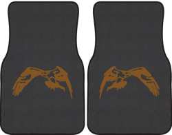 Sea Hawk Eagle Silhouette Car Mats