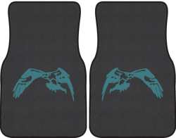 Sea Hawk Eagle Silhouette Car Mats