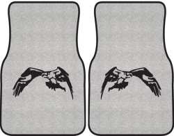 Sea Hawk Eagle Silhouette Car Mats