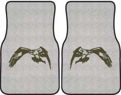 Sea Hawk Eagle Silhouette Car Mats