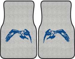 Sea Hawk Eagle Silhouette Car Mats
