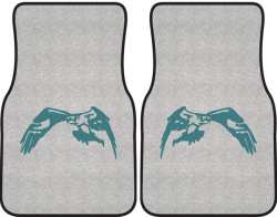 Sea Hawk Eagle Silhouette Car Mats