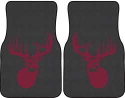 The Legend Whitetail Deer Silhouette Car Mats